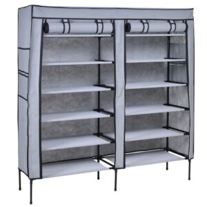 Szafa tekstylna na buty Gabi - szara