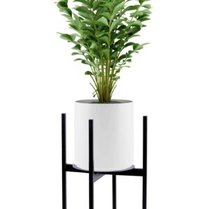 Kwietnik stojący loftowy Torre 70 cm czarny