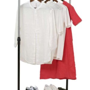 Wieszak garderobiany na kółkach VERA regulowany - pojedynczy