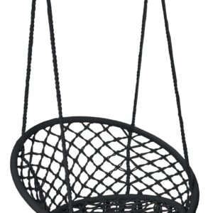 Fotel wiszący Bocianie gniazdo TOGO czarny