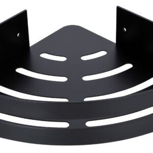 Półka loft Myzea czarna do łazienki pod prysznic