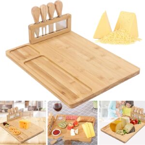 Deska do serów i przekąsek Salers ze sztućcami