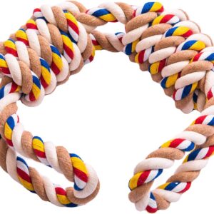 Zabawka szarpak z supłami WALLY 60 cm