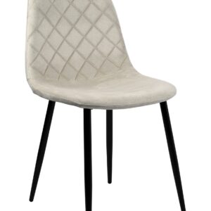 Krzesło welurowe Orlando Velvet beżowe