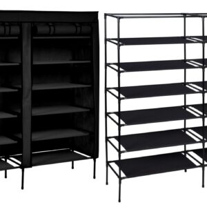 Szafa tekstylna na buty Gabi czarna