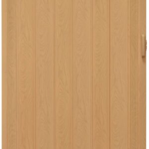 Drzwi harmonijkowe 004 02 jasny dąb 80 cm