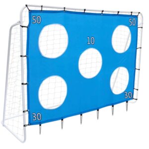 Bramka piłkarska z matą celowniczą ROBERTO 213x152 cm