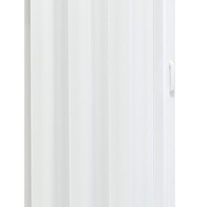 Drzwi harmonijkowe 004-80-06 biały mat 80 cm