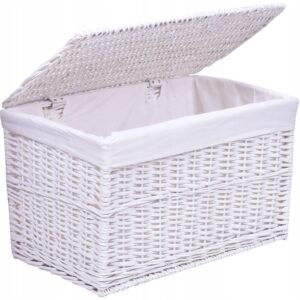 Kufer wiklinowy biały 160 L