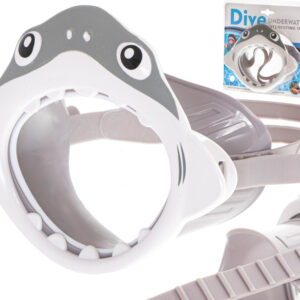 Maska do nurkowania gogle dla dzieci na oczy i nos rekin