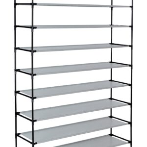 Półka na buty Mela - 50 par - szara