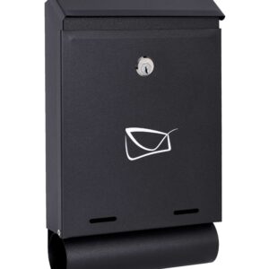 Skrzynka pocztowa na listy Hadvar czarna