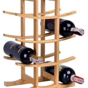 Stojak na wino bambusowy Todgar