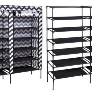 Szafa tekstylna na buty Gabi - zebra