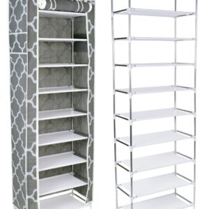 Szafka tekstylna na buty LEA marokańska koniczyna