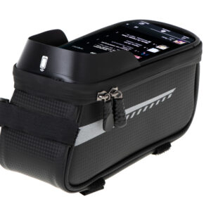 Torba rowerowa sakwa wodoodporna uchwyt na telefon