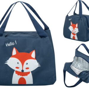 Torba termiczna na lunch jedzenie śniadaniowa izolacyjna lis pomarańczowy