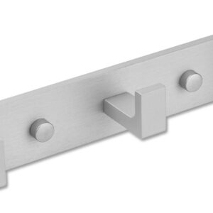 Wieszak na kurtki płaszcze loft Trio srebrny