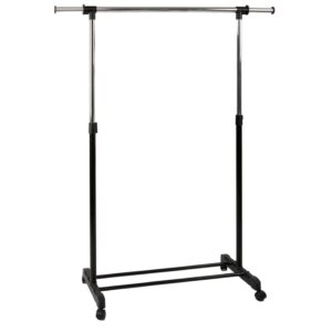 Wieszak stojący na kółkach Otto - pojedynczy