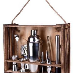 Zestaw barmański LOGAN 11 elementów skrzynka