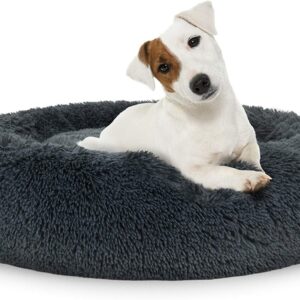 Legowisko pluszowe uniwersalne dla Psa Kota 60cm - ciemnoszare