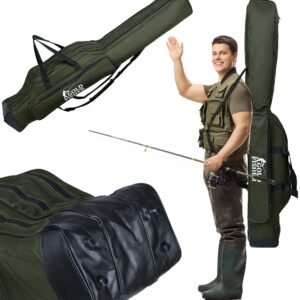 Pokrowiec na wędki 140 cm Gold Fisher 3 komory