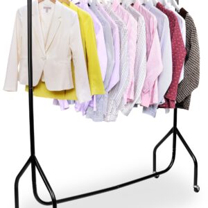 Wieszak stojący na kółkach KOJO czarny