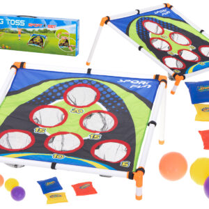 Rzut do celu woreczkami rzutki gra zręcznościowa