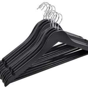 Wieszak do szafy RONDO komplet 30 szt czarny drewno