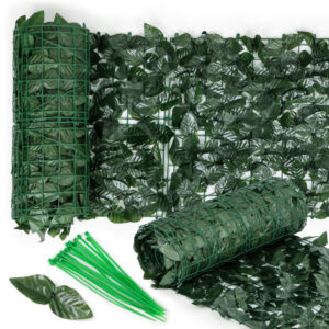 Sztuczny bluszcz żywopłot 500x50 cm zielona osłona na balkon maskująca