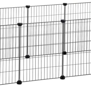 Kojec modułowy zagroda dla małych zwierząt gryzoni chomika świnki morskiej czarny