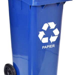 Pojemnik na odpady 120L kosz śmietnik niebieski