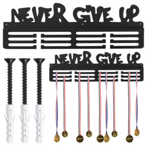 Wieszak na medale NEVER GIVE UP