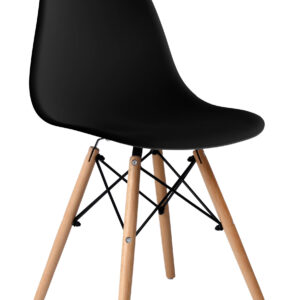 Krzesło nowoczesne Paris DSW czarne