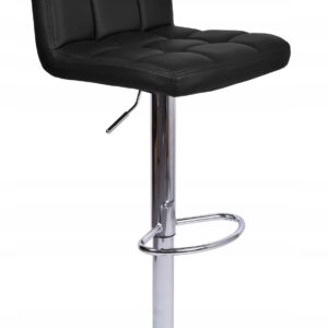 Hoker krzesło barowe Arako czarne