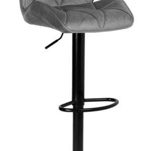 Hoker barowy Grappo Black grafitowy Velvet
