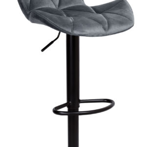 Hoker barowy Gordon Black grafitowy Velvet