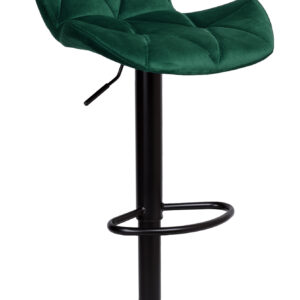 Hoker barowy Gordon Black ciemnozielony Velvet