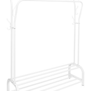 Wieszak stojący podwójny Lary biały
