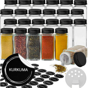 Zestaw 24 słoiczków na przyprawy BAKER