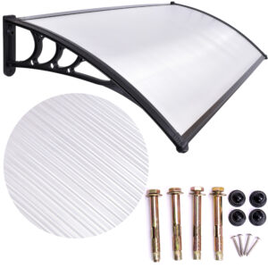 Daszek nad drzwi Sago 80x120cm czarny