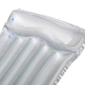 Materac dmuchany plażowy do pływania na basen wodę BESTWAY 44013 szary 90kg 183cm