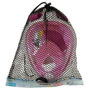 Maska do snurkowania pełna składana S/M różowa