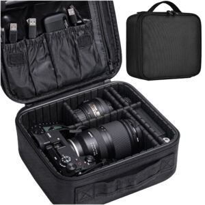 Organizer na aparat kamerę obiektywy POLVERE