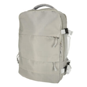 Plecak podróżny bagaż podręczny RYANAIR WIZZAIR USB szary