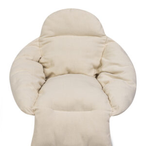 Poduszka LUARO na huśtawkę wiszącą bocianie gniazdo XXL ecru