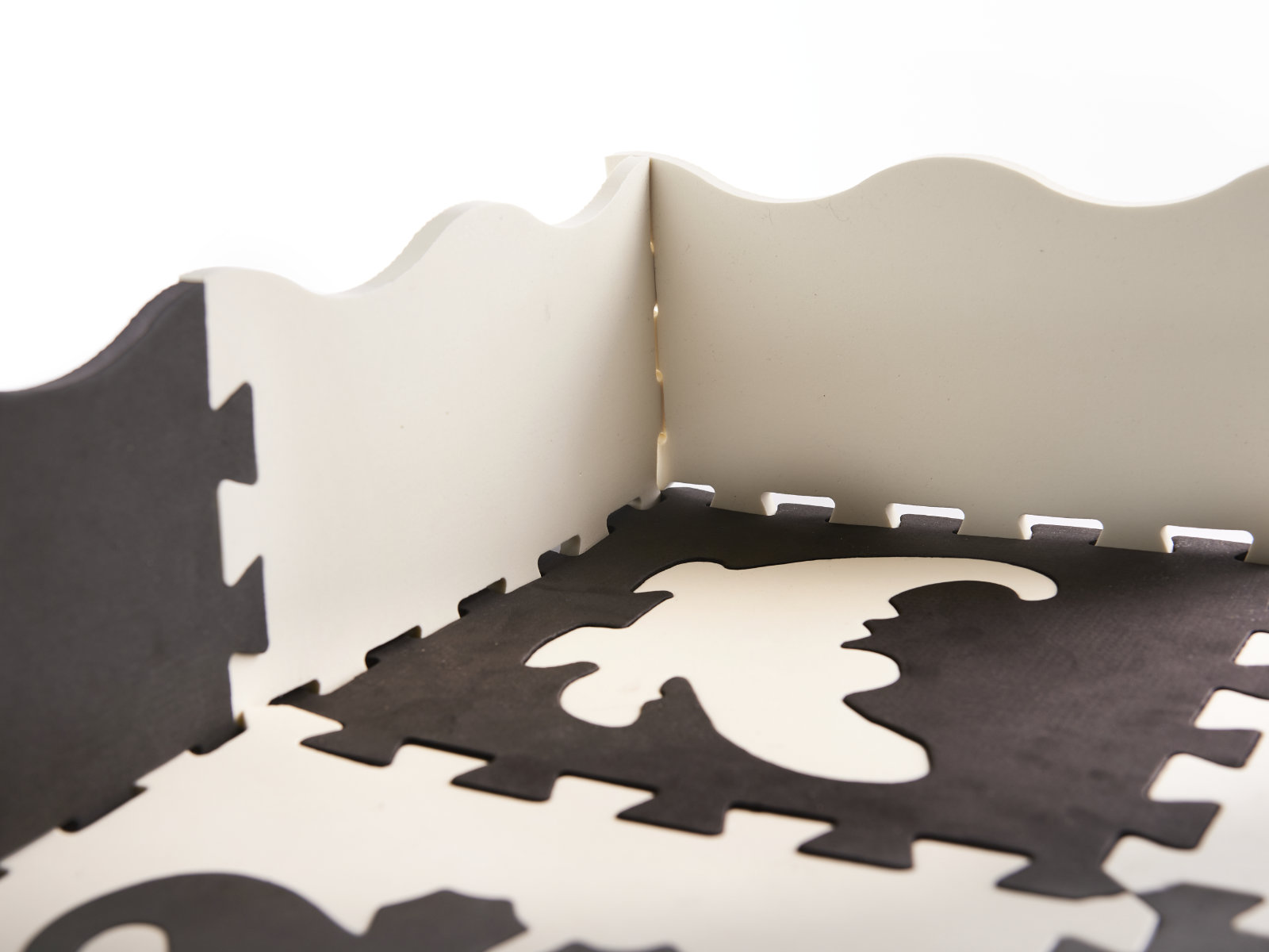 KX6270 Puzzle piankowe mata dla dzieci 25el. czarno-białe 5