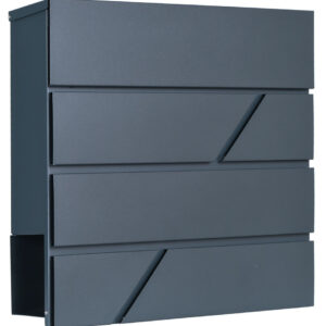 Skrzynka pocztowa na listy Tove z gazetnikiem antracyt