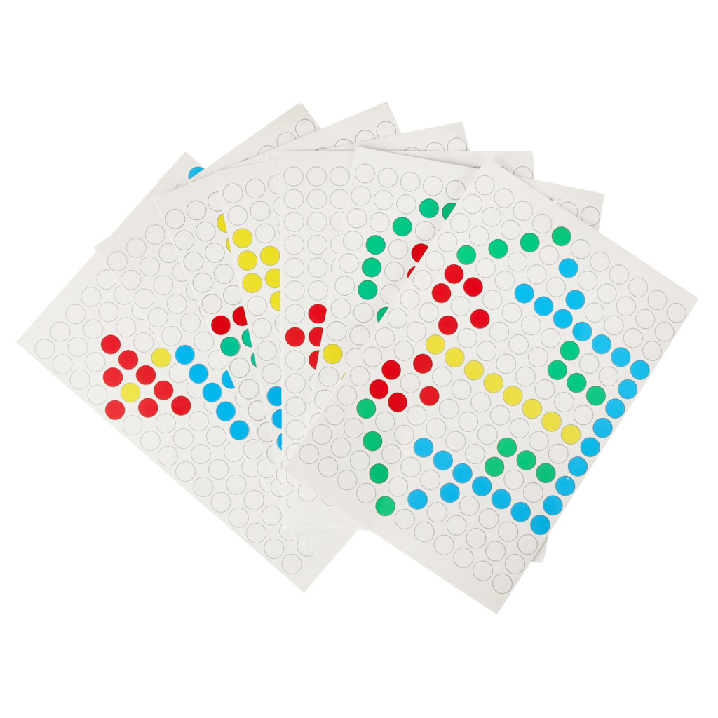 Tablica-magnetyczna-montessori-mozaika-kolorowe-kropki-zolta-26-x-26-cm-153895