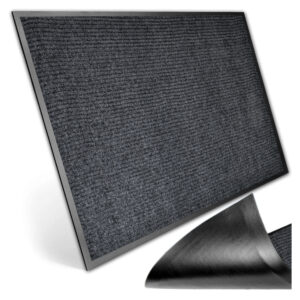 Wycieraczka do butów wejściowa pod drzwi 80x120 cm Yolanda szara